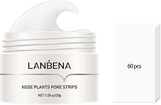 Lanbena Nose Plant Pore Strips, Lanbena Blackhead Remover, Suitable for All Skin Types