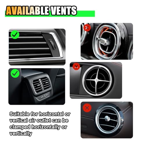 Image of 4PCS Plant Air Freshener Vent Clip, 3D Artificial Plant, Cute Mini Car Flower Vase Diffuser, Creative Car Aromatherapy, Interior Decoration Accessories