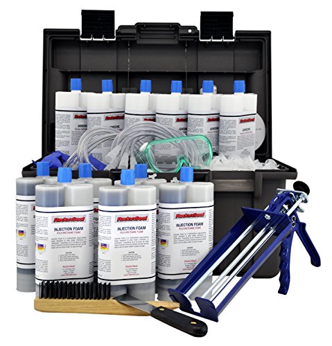 RadonSeal PRO Foundation Crack Injection Toolkit (60 ft) â€“ The Professional Concrete Crack Repair Kit