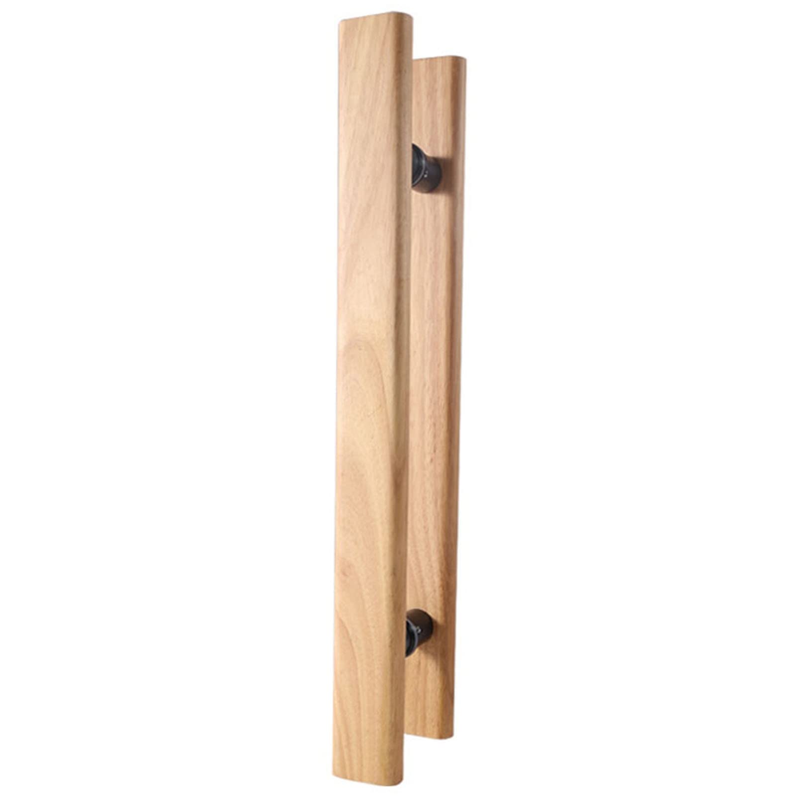 CWCQGH Door Pull Sliding Barn Door Handle, Pull and Push Hardware Set, Heavy Duty Rustic Two-Side Door Handle Bar, 24in / 32in / 47in / 59in Long,Natural-150cm/59inch