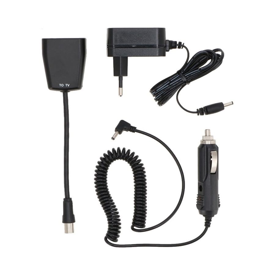 Mestic - Antena Omnidirecional 360 Grados para TV con Filtro 5G, 4G, LTE y 3G. Alimentación a 230V y 12V. Protección IPX3. Apta para Todo Tipo de vehículos.