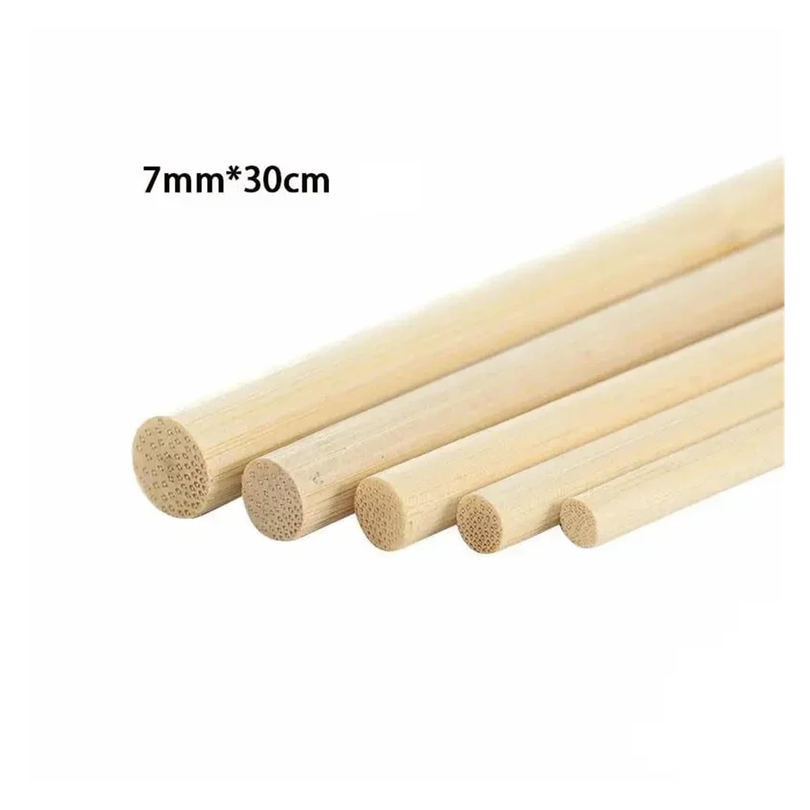 Tiges en Bois Lisses, bâtons de Bambou, Paquet 10 à 60, for la Construction modèles DIY