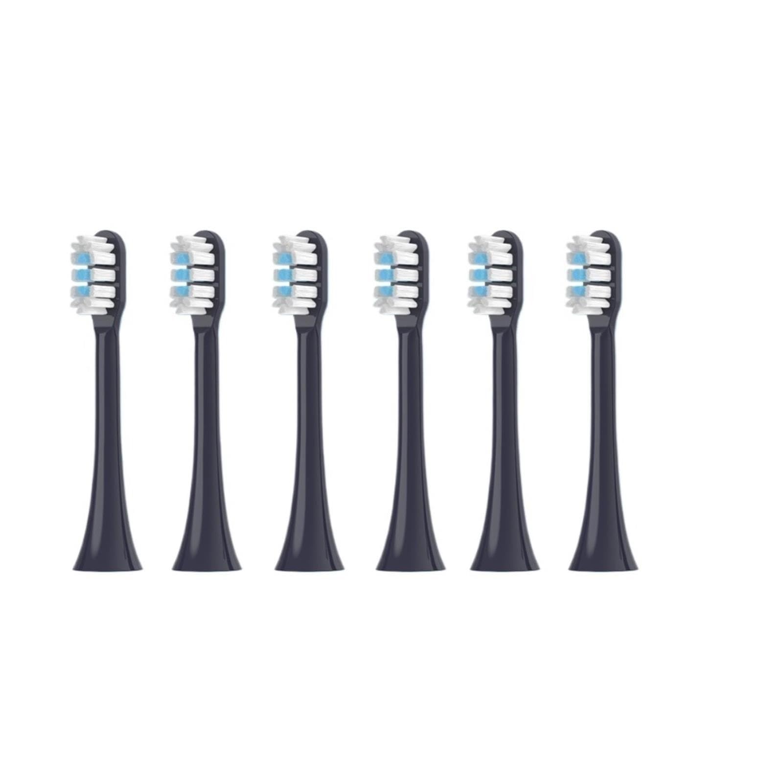 Testine, Compatibile Con XIAOMI, T300 T500 | Testine a setole morbide per spazzolino elettrico sonico vacuum(T300 White Blue-8PCS)