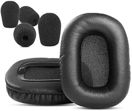 YDYBZB Ear Pads Replacement B450-XT Microphone Foam Compatible with VXI Blueparrott B450-XT B450XT Bluetooth Headset Mod Kit Ear Cushions Cups (Ear Pads + Microphone Foam)