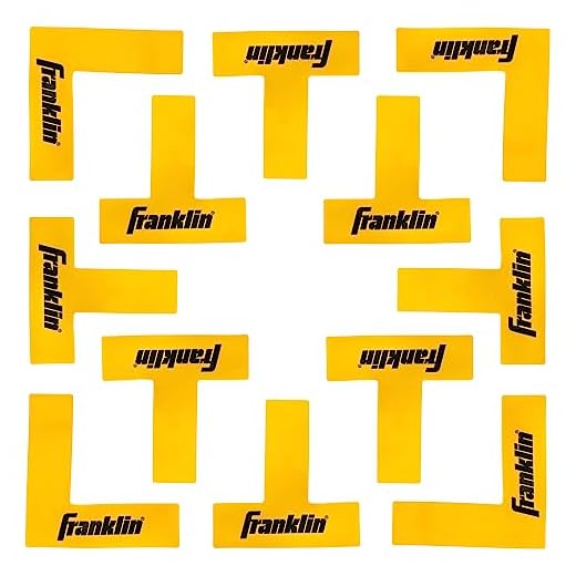 Franklin Sports Pickleball Court Marker Kit - Lines Marking Set with Tape Measure - Official Size Court Throw Down Markers