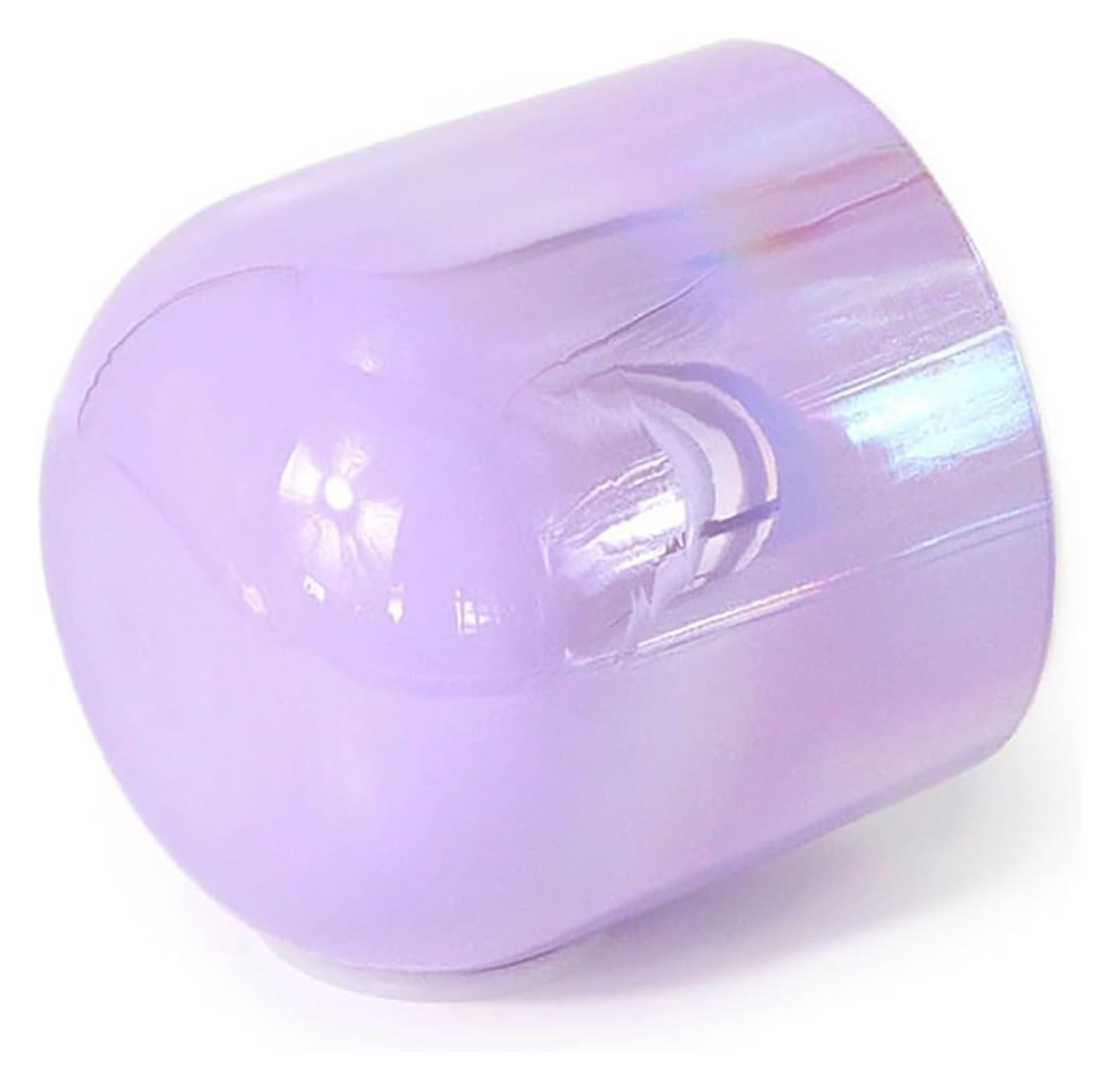 Frosted Quartz Note Crystal Singing Bowl, 432Hz, for meditazione yoga e guarigione sonora, ciotola di quarzo chakra, con percussore acrilico e anello di tenuta gratuiti, viola(8 Inch E Note)