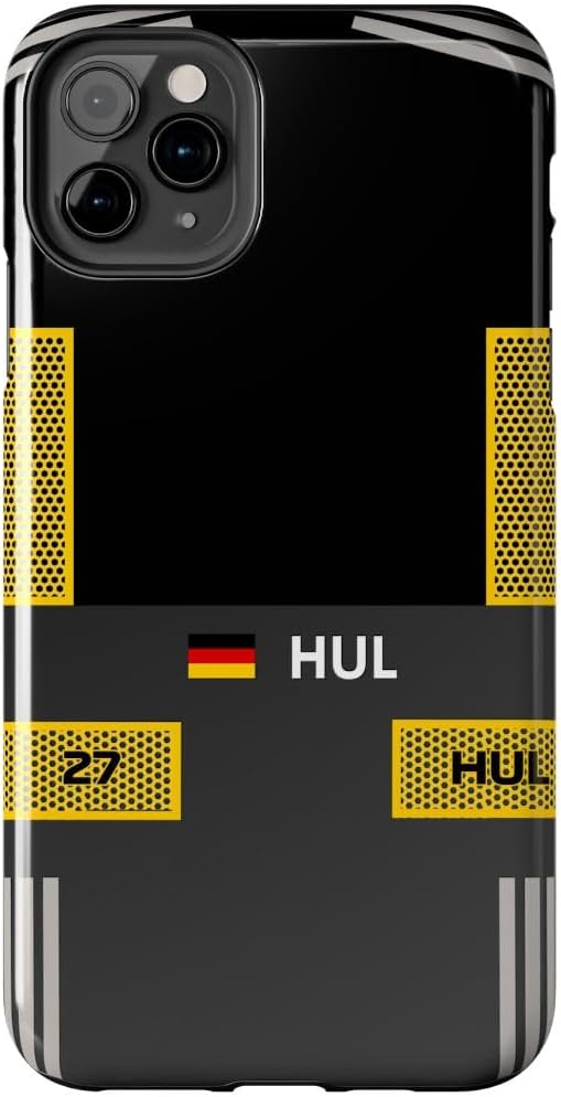 HUL Monegasque GP 2026 Race Suit Inspired Phone Case | Compatible with iPhone | Formula Racing Motorsport Fan Gear & Accessories Multicolor