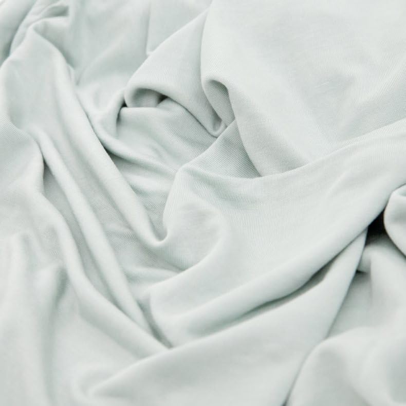 Image of Little Unicorn Large Stretch Knit Swaddle Blanket 2 Pack| Super Soft with Optimal Stretch for swaddling | Giftable Set (Frost Green)