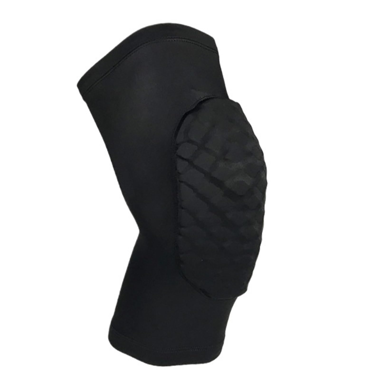 Ginocchiera Le Ginocchiere in Spugna Dura Sono Adatte for Sportive da Basket, Pole Dance, Calcio Supporto Ginocchio(Black,Large)
