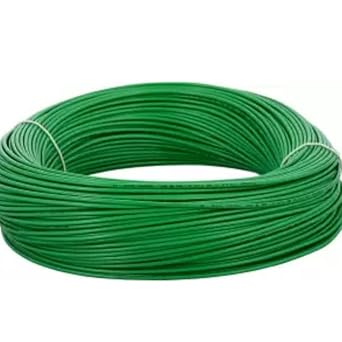 Cospex Flexible 0.75mm Copper Wire for Home or Domestic Industrial Electric Wiring, Electric Wire-200Mtr (Green Color)
