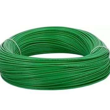 RAMBOT Flexible 0.75mm Copper Wire for Home or Domestic Industrial Electric Wiring, Electric Wire-90Mtr (Green Color)1021