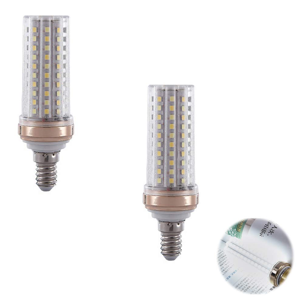 Ampoules LED en forme maïs 20 W, 2 000 lm, équivalent à une ampoule à incandescence 200 W, lot 2, blanc froid