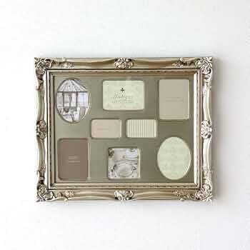 【みぃー❤️】フォトフレーム　アンティークバニラ　ミックス　2点セット みぃー❤️様専用】フォトフレーム アンティークバニラ ミックス 2点