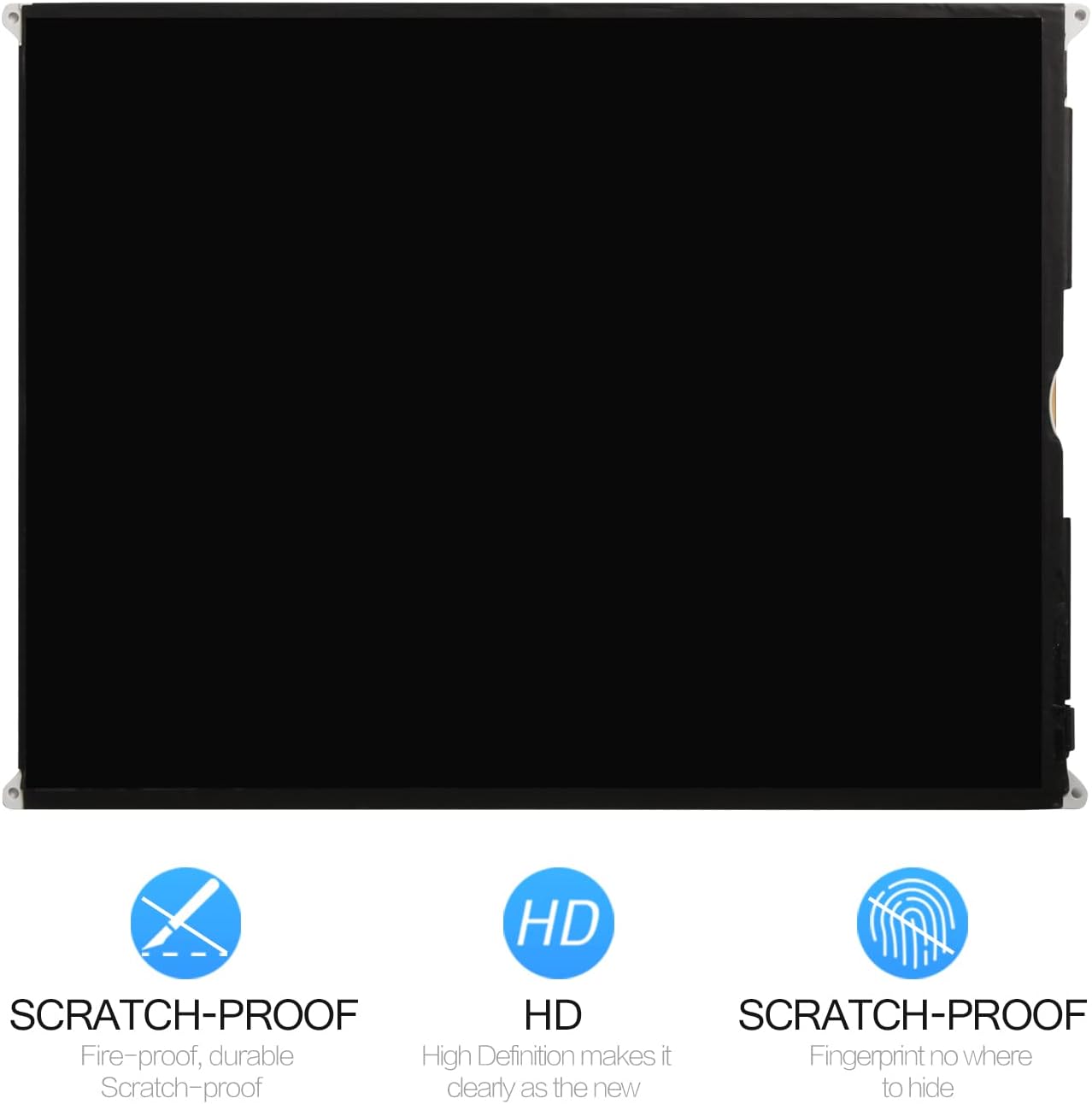 for iPad 7th 8th 9th Gen 2021 LCD Screen Replacement for iPad 7th 8th Gen A2602 A2603 A2604 A2605 A2197 A2270 Screen Replacement LCD Display Panel Repair Parts Kit 10.2inch (Not Include Touch Screen)