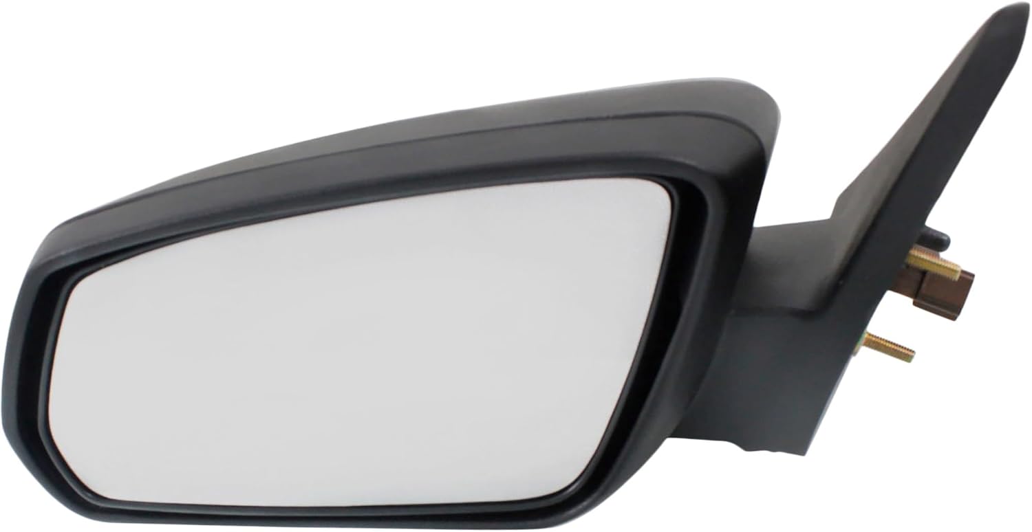 Compatible with 2010 Mustang Rear View Door Mirror Power w/2 Caps - Smooth & Textured Left Side
