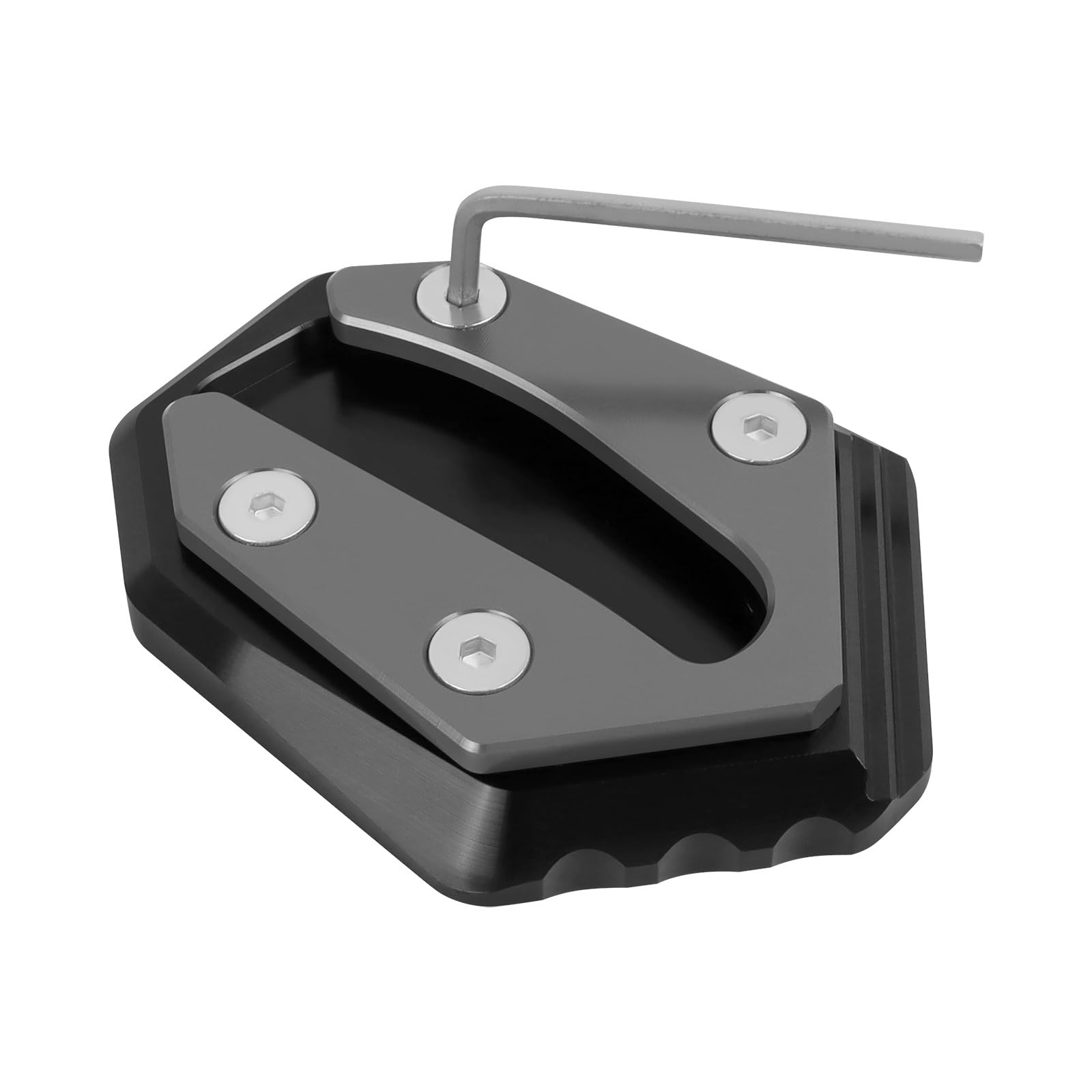 Placa ampliadora de aluminio resistente para el soporte de Kawasaki W800 6