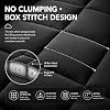 EVOLIVE All Season Comforter Ultra Soft Pre-Washed Microfiber Down Alternative Duvet Insert, Medium Weight, Fluffy, Box Stitching (Black, Full/Queen)