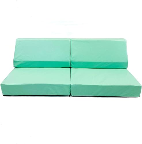 Foamnasium Blocksy Mini - Juego de espuma para interiores, 3 piezas, suave sofá de juego activo para niños y niños para gatear, escalar, construir
