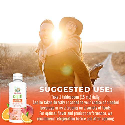 Coq10 Liquid Vitamin | Coenzyme Q10 Heart Health Supplement | Coq10 Supplement For Mitochondrial Support & Immune System | Vegan Non-Gmo Immune Support Supplement | 45 Servings | Pack Of 1 #TOP3