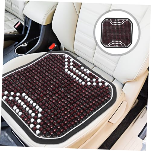Coussin perles de bois siège auto anti-transpiration pour voyage - 5