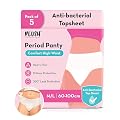 Plush Comfort High Waist Disposable Period Panty for Girls Heavy Flow - 5 Pcs M/L (60-100cm) | Anti-Bacterial | Non-Bulk