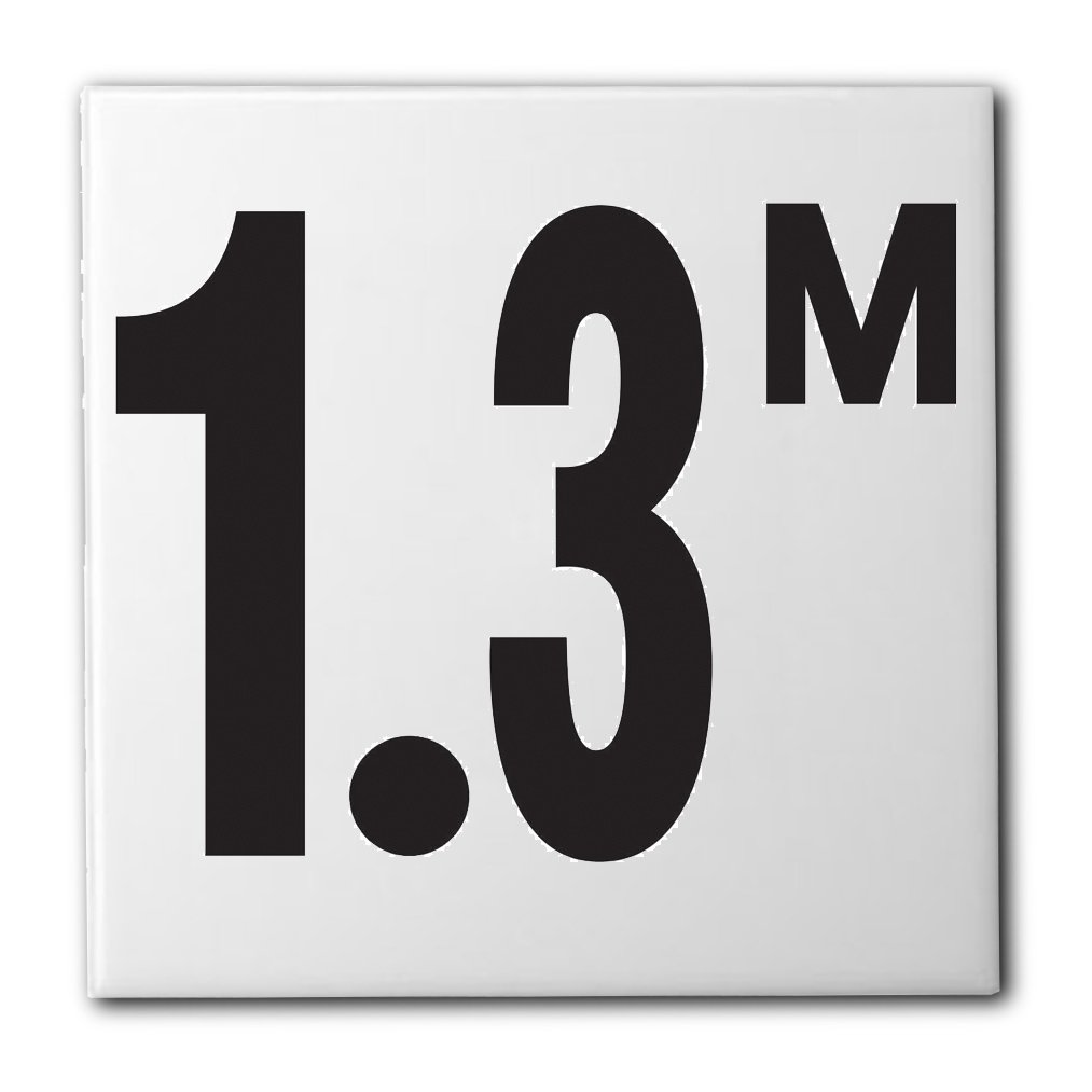 Ceramic Swimming Pool Waterline Depth Marker 