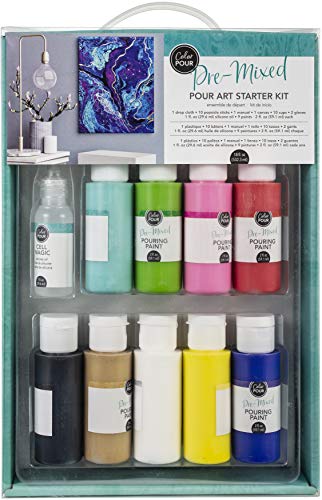 AMERICAN CRAFTS 348493 Color Pour Start KIT, Multicolor