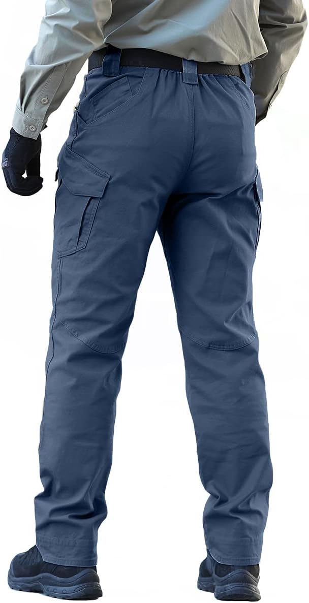 NAVEKULL Men's Military Cargo Tactical Pants Ripstop Lightweight Cotton Stretch Combat Outdoor Hiking Pants - Image 4