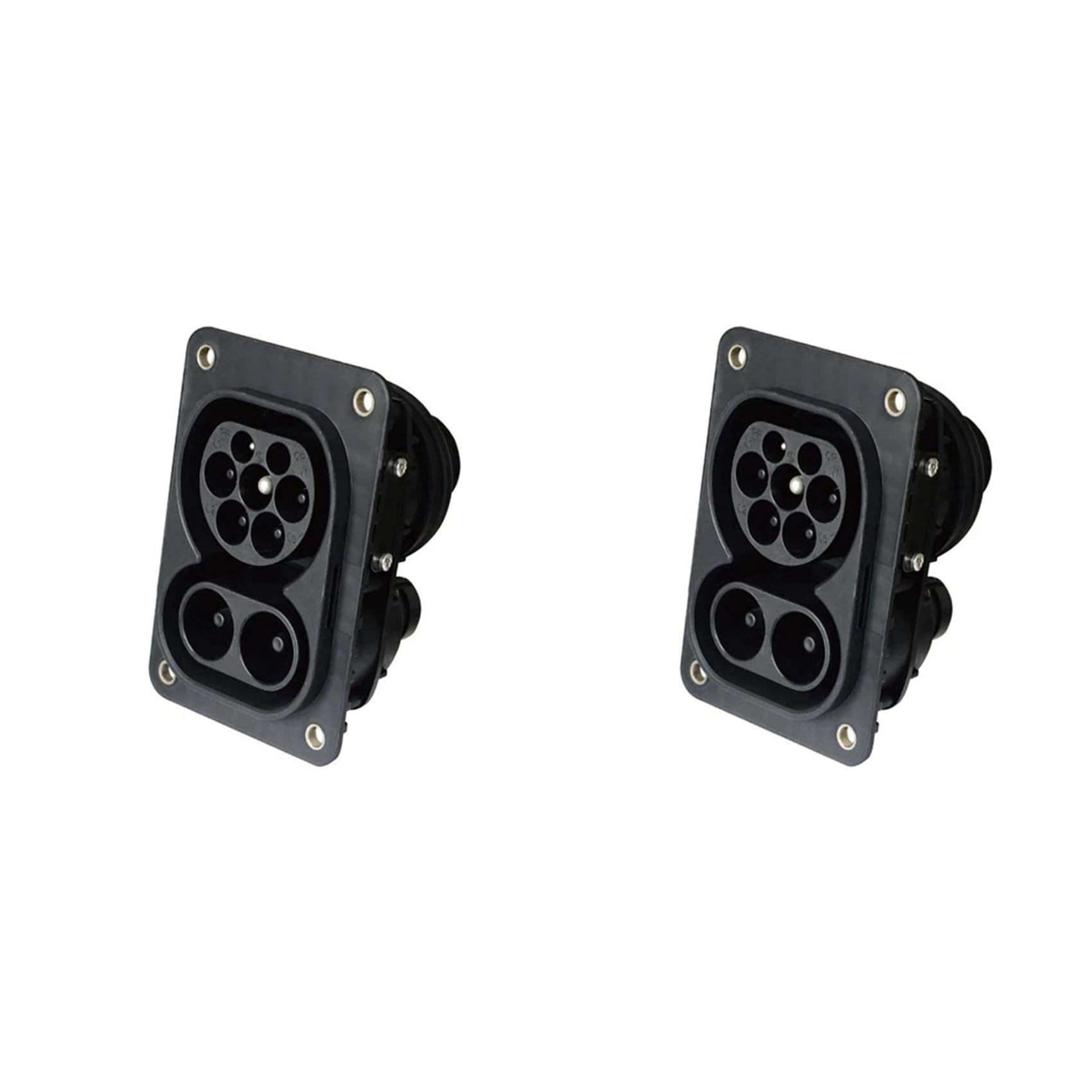 Enchufe Combo 2 EV tipo 2 hembra de 1000V y DC 150A, pack de 2 conectores 62196-3 8