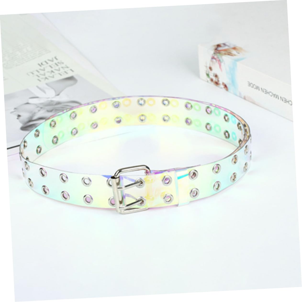 WOFASHPURET Fashionable Women's Belts Gothic Waist Belts for Jeans Dresses Adjustable