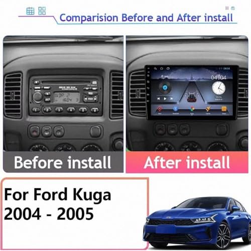 Navegación GPS para Ford Kuga 2004 con Android Auto y Bluetooth 32GB 2