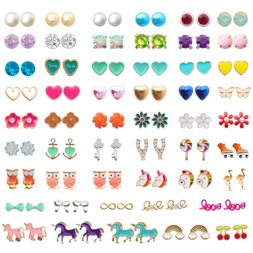 Image of NEWITIN 69 Pieces Gold Jewelry Set for Women Fashion Costume Jewelry Gold Plated Necklace Bracelet Earrings Set for Women
