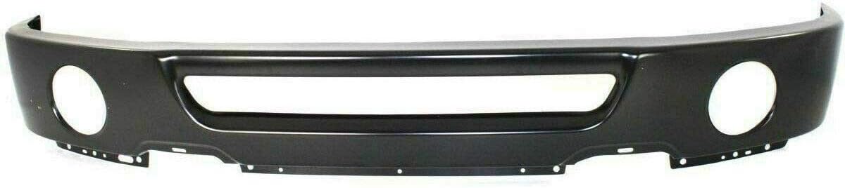 Front Bumper Paintable Steel With+ Lower Valance Spoiler + Mounting Plate Brackets For 2006-2008 Ford F-150 Pickup 2WD OE Direct Replacement