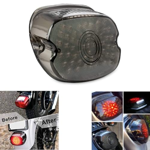 Image of MZS Motorcycle Tail Light LED Turn Signal Driving Integrated for HD Models