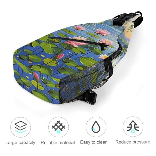 Mochila de hombro Willow Willow Lotus transpirable con compartimentos para senderismo seguro 3