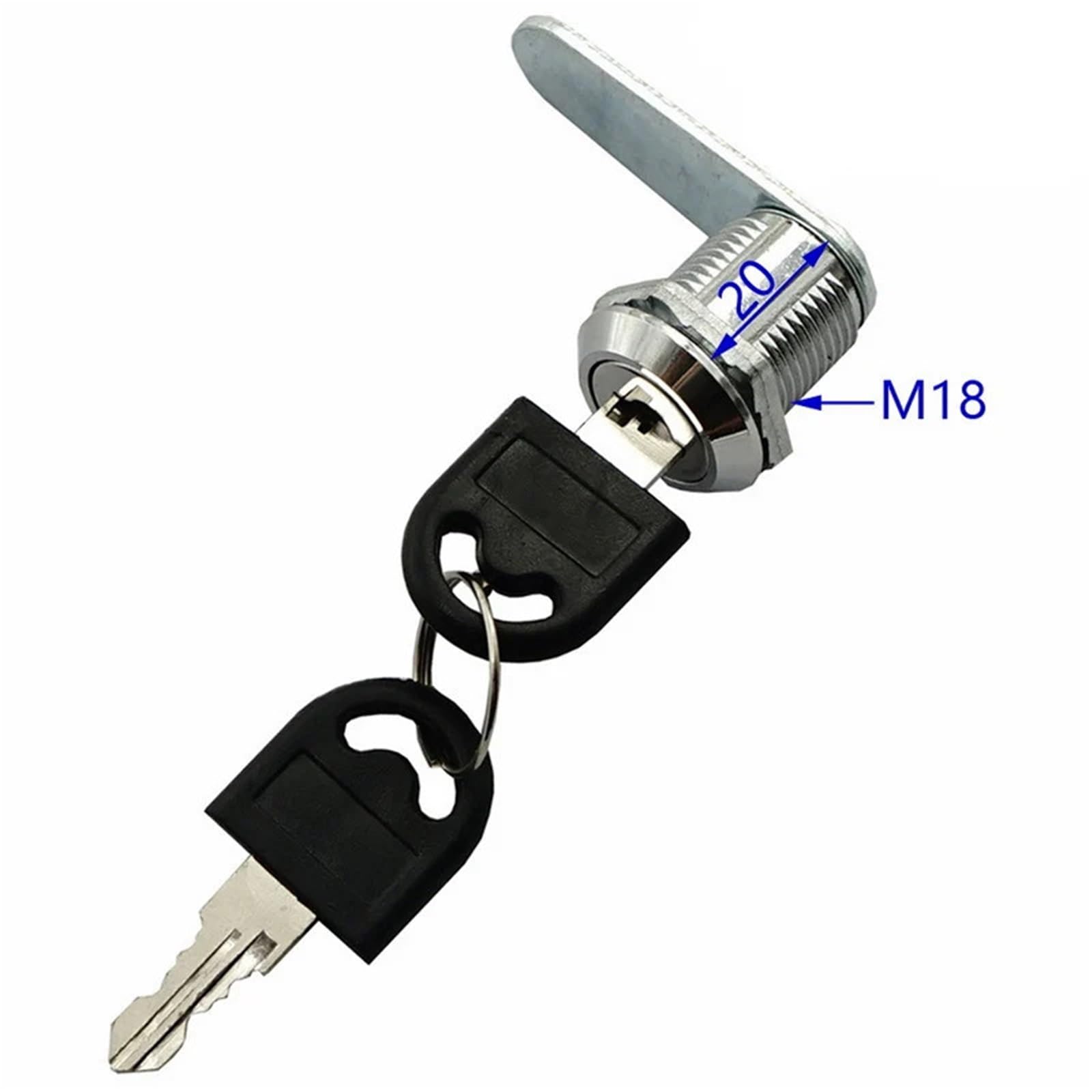 Cerradura para gabinete, 10 unidades, cerradura de leva, barril, cajón, archivador, buzón de correo, muebles, armario para almacenamiento de RV (20 mm)