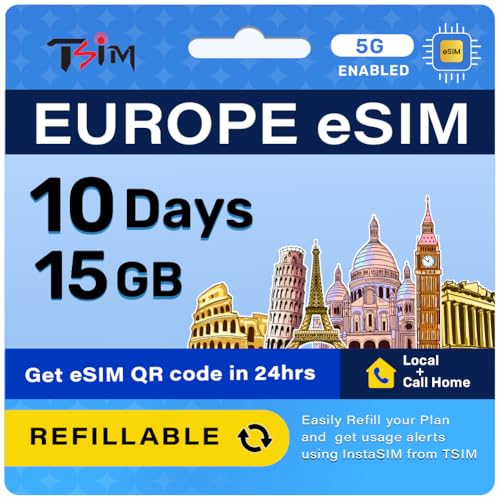 eSIM for Europe 10 Days