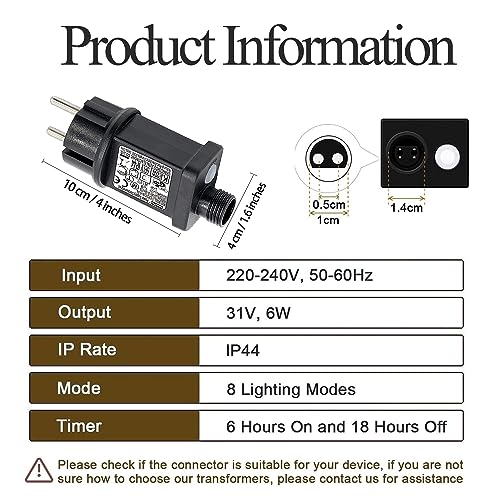 Trasformatore Luci di natale, Alimentatore luci