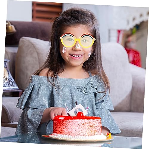 2pairs Round Frame Boy Girl Sunglasses Boys and Girls Glasses Stylish Outdoor Eyewear Fun Decorative Shades3