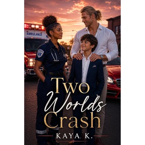 Two Worlds Crash Audiolibro Por Kaya K. arte de portada