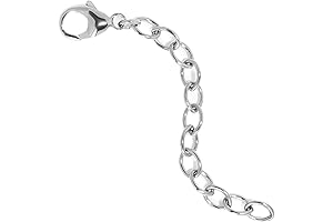 Two to Six Inches Sterling Silver or Gold Jewelry Extenders for Necklaces