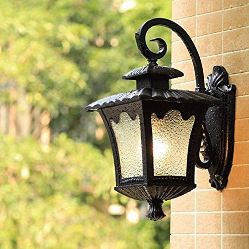 Luminaire extérieur étanche E27 applique murale traditionnelle