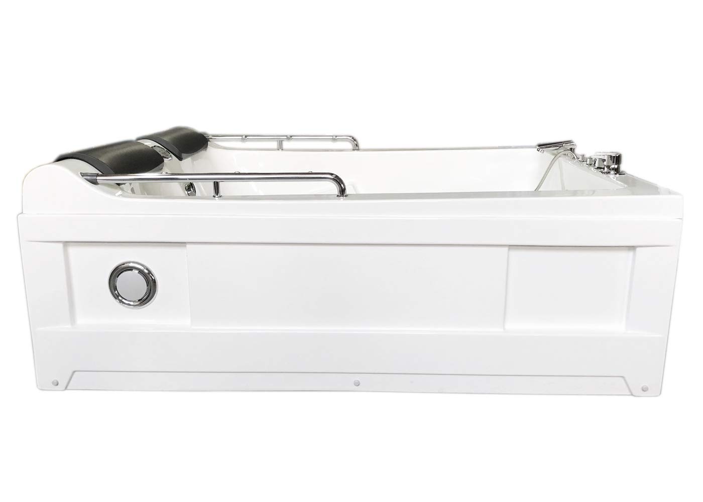 BAIGNOIRE BALNEO MASSANTE 2 PERSONNES Mimi RADIO SPA 175x132cm CHROMOTHERAPIE