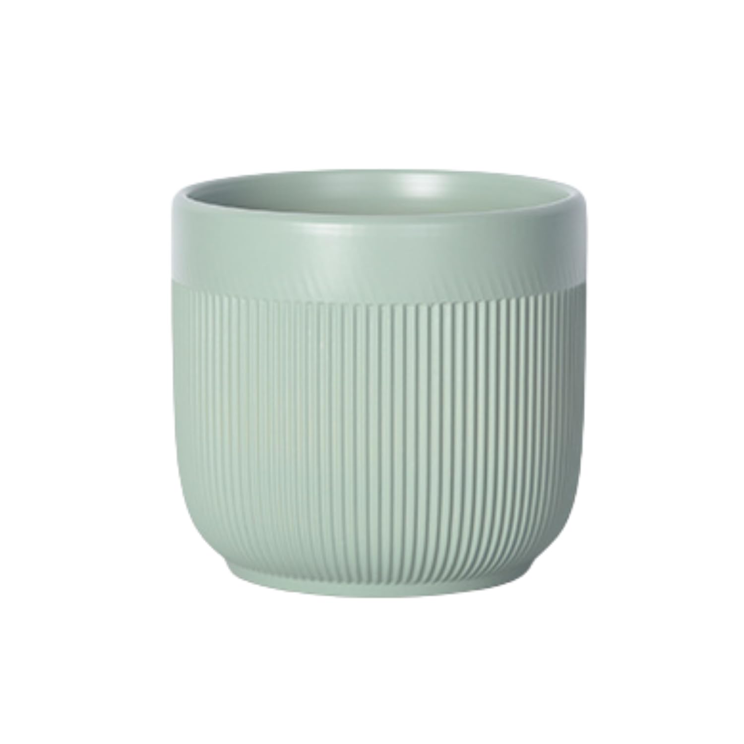 Ceramic Planter Pot for Indoor Plants | Matte White Stoneware Flower Pot | Modern Decorative Plant Pot for Succulents, Cactus & Small Plants | Minimalist Home, Office & Tabletop Decor (sage Green)-image-30