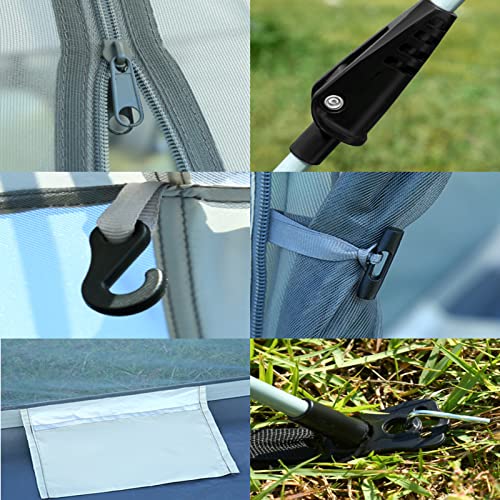 Carpa familiar impermeable para camping 5 personas miniatura 6