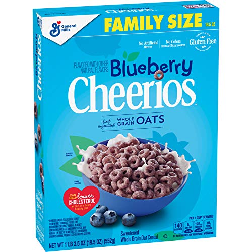 Blueberry Cheerios XL Breakfast Cereal - 19.5oz - General Mills