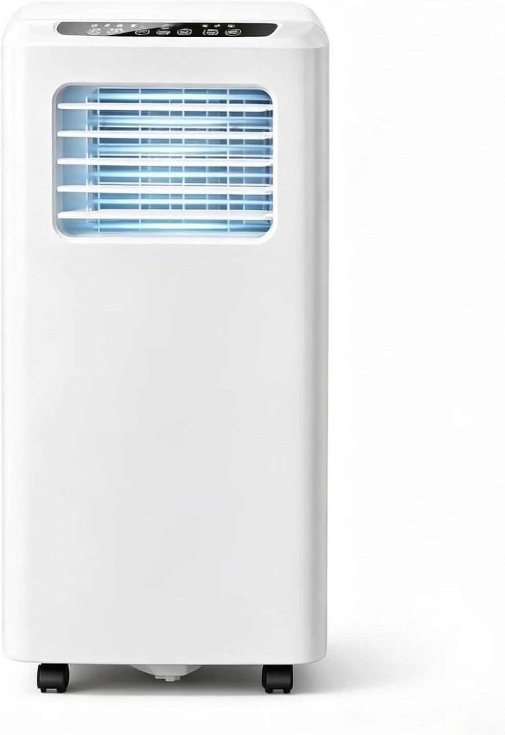 Aire Acondicionado 10000 BTU 3 en 1 Frío Deshumidificador Ventilador para 500 Pies Cuadrados, Pantalla Digital, Multi-Velocidad para Hogar y Oficina. Incluye en, 9000 BTU, 9000 BTU