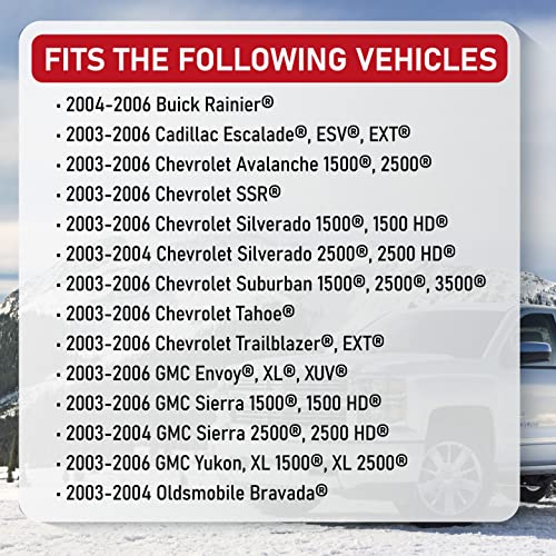 Ac Blower Control Module - Replaces 1580567, 93803636, 89018778 - Compatible With Chevy, Cadillac, Gmc And Other Gm Vehicles - Silverado, Trailblazer, Envoy, Sierra, Rainier - Heater Blower Resistor #TOP4