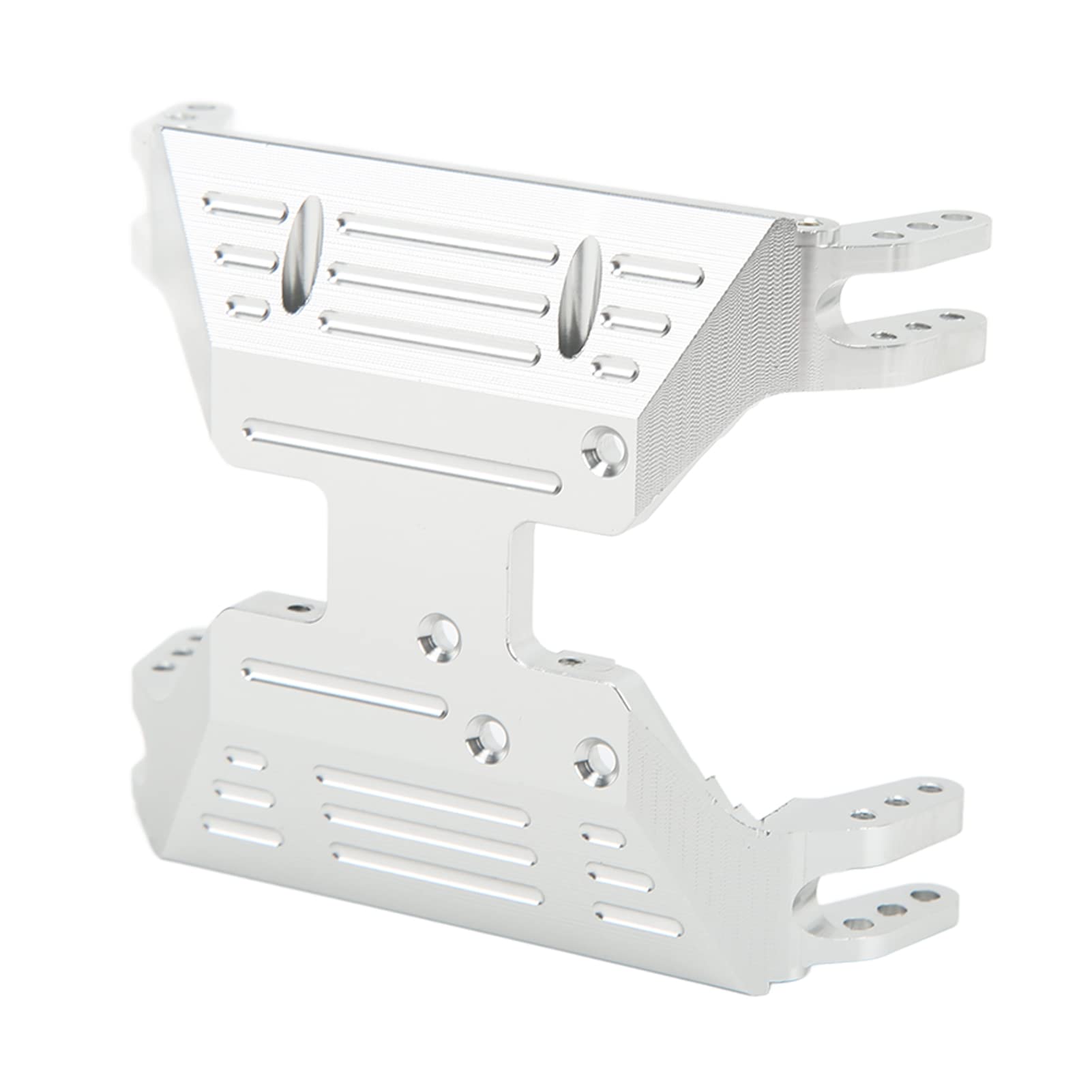 Adium Gearbox Mount Base, Updating Protective High Strength RC Skid Plate Accurate for Axial Capra 1.9 UTB AXI03004(Silver)