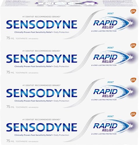 Sensodyne Rapid Relief Sensitivity Toothpaste, Mint, 3.4 oz (Pack of 2) - image 5